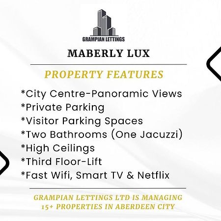Maberly Lux - Grampian Lettings Ltd Appartement Aberdeen Buitenkant foto